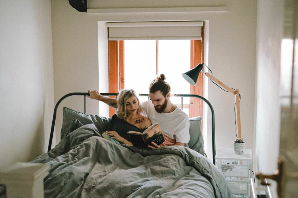 Reading Together in Bed