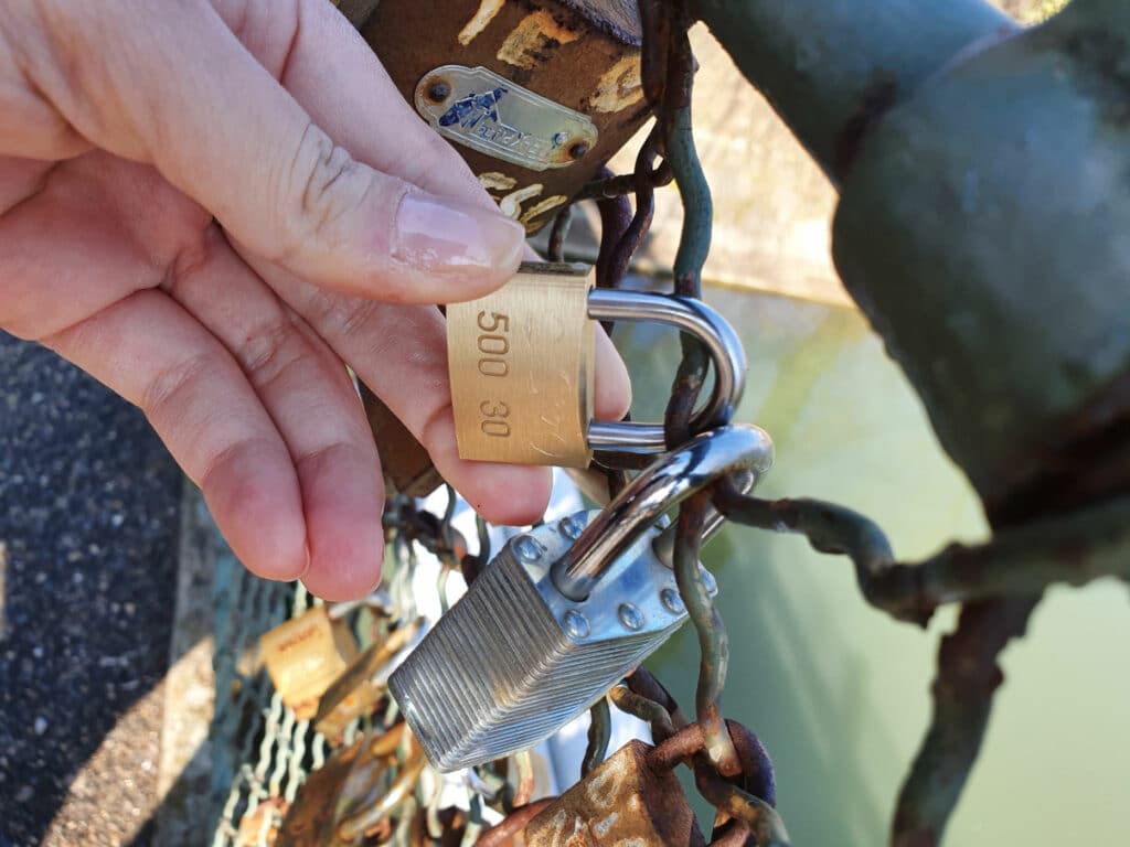 Romanian Love Lock Bridge